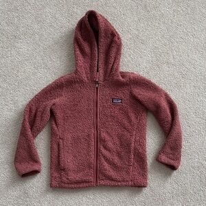Kids Sherpa Patagonia hooded jacket